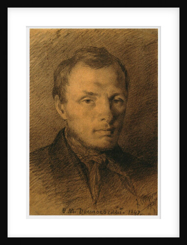 Portrait of the author Fyodor Mikhaylovich Dostoyevsky, 1847 by Anonymous