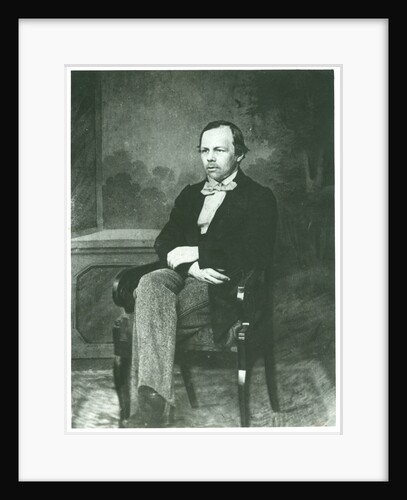 Portrait of the author Fyodor Mikhaylovich Dostoyevsky, 1861 by Anonymous