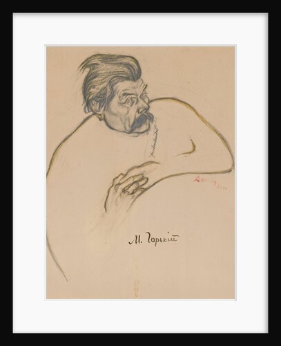 Portrait of the author Maxim Gorky, 1916 by Anonymous