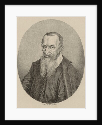 Portrait of the composer Adam Gumpelzhaimer, 1820 by Anonymous