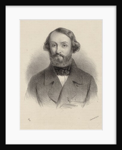 Portrait of the composer Albert Grisar, 1850 by Anonymous