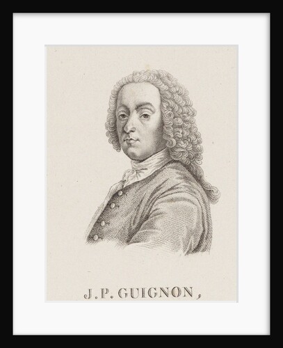 Portrait of the composer and violinist Jean-Pierre Guignon, 1740 by Anonymous