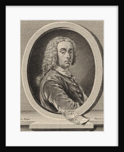 Portrait of the composer and violinist Jean-Pierre Guignon, 1755 by Anonymous