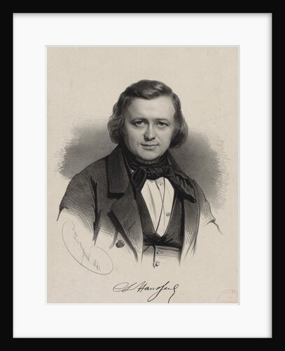 Portrait of the composer Charles-Louis Hanssens, 1841 by Anonymous
