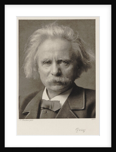 Portrait of the composer Edvard Grieg, by Anonymous