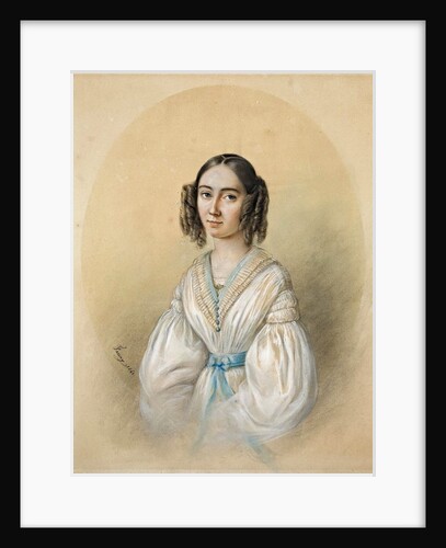Portrait of the composer Fanny Hensel née Mendelssohn, 1841 by Anonymous