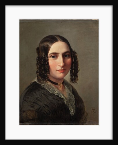 Portrait of the composer Fanny Hensel née Mendelssohn, 1842 by Anonymous