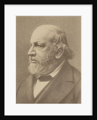 Portrait of the composer Ferdinand von Hiller, 1880 by Anonymous