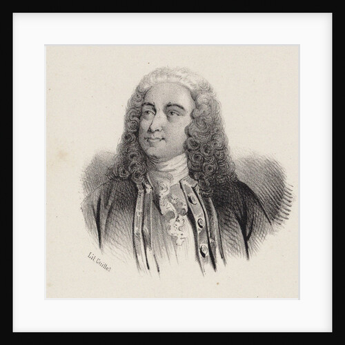 Portrait of the composer Georg Friedrich Haendel, by Anonymous