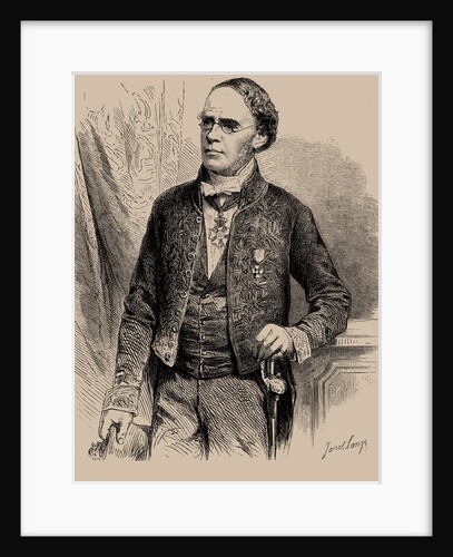 Portrait of the composer Jacques Fromental Halévy, 1862 by Anonymous