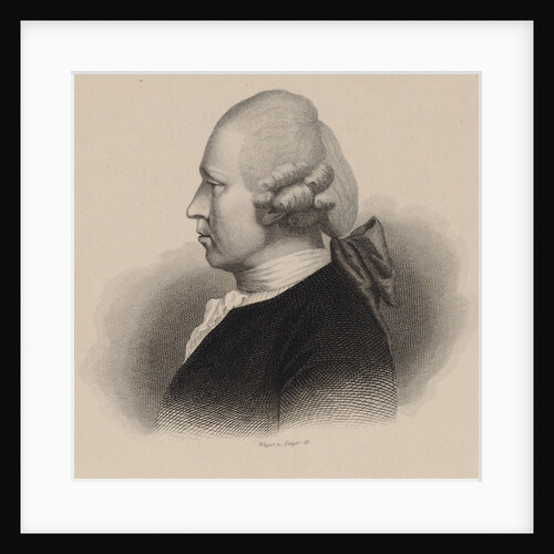 Portrait of the composer Johann Adam Hiller, 1840 by Anonymous