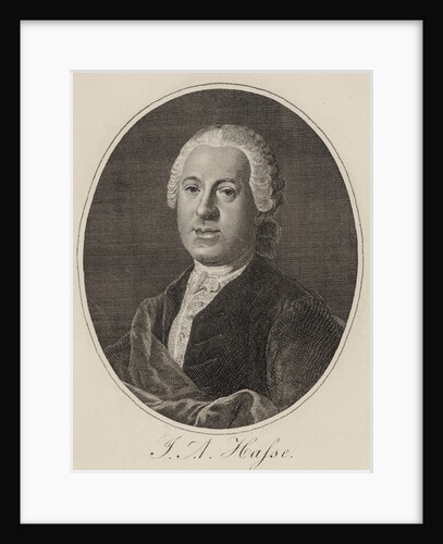 Portrait of the composer Johann Adolf Hasse, 1780 by Anonymous