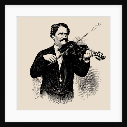 Portrait of the composer Joseph Gungl, 1874 by Anonymous