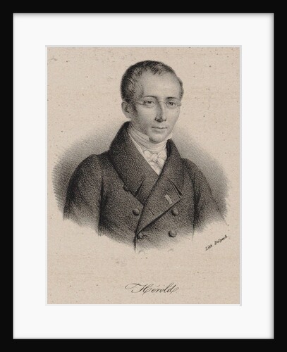Portrait of the composer Louis-Joseph-Ferdinand Hérold, 1825 by Anonymous