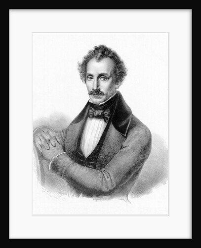 Portrait of the composer Luigi Ricci, c. 1840 by Anonymous