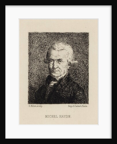 Portrait of the composer Michael Haydn, by Anonymous