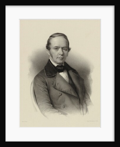Portrait of the composer Moritz Hauptmann, 1840 by Anonymous