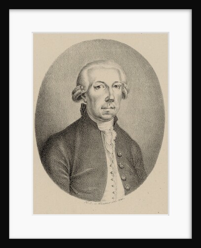 Portrait of the flautist and composer Friedrich Hartmann Graf, 1800s by Anonymous