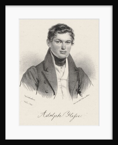 Portrait of the organist and composer Adolph Friedrich Hesse, 1831 by Anonymous