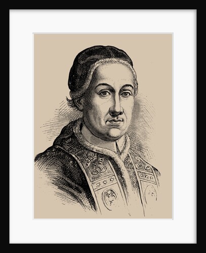 Portrait of the Pope Pius VI, 1889 by Anonymous