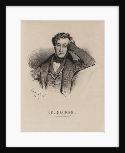 Portrait of the violinist and composer Theodor Haumann, 1834 by Anonymous