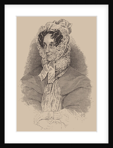Portrait of the writer Caroline Pichler, by Anonymous