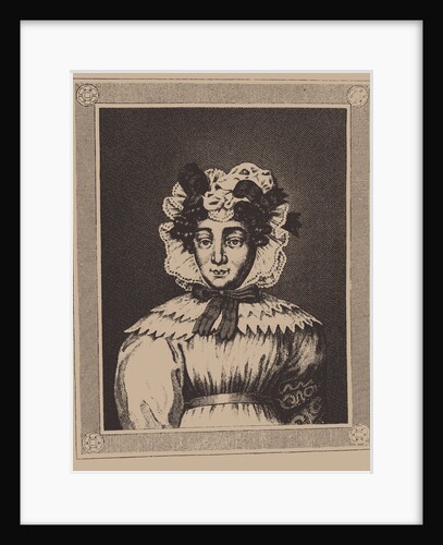 Portrait of the writer Caroline Pichler, c. 1850 by Anonymous