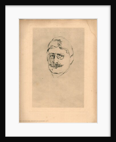 Portrait of the writer Knut Hamsun, 1896 by Anonymous