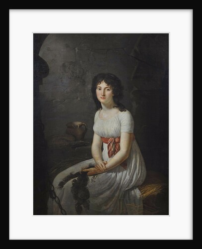 Portrait of Thérésa Tallien in a cell in La Force Prison, 1796 by Anonymous