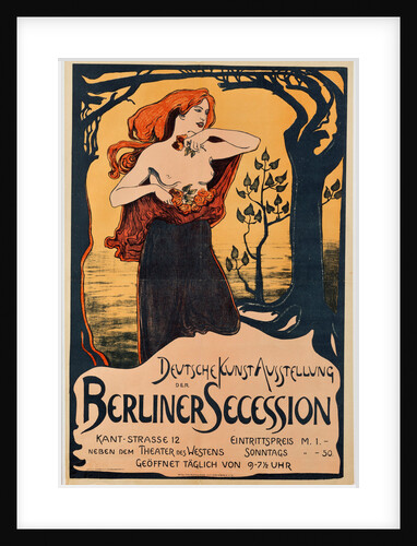 Poster for the Berlin Secession Exhibition, 1899 by Anonymous