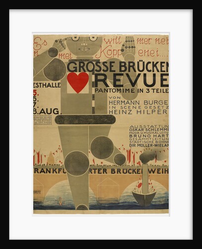 Poster for the Great bridge revue, 1926 by Anonymous