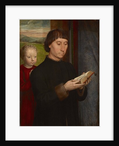 Praying man with his deceased son, 1475-1480 by Anonymous