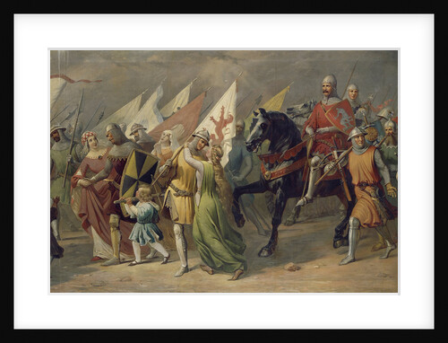 Return of Zurich Soldiers from the Battle of Dättwil, 1351, 1851 by Anonymous