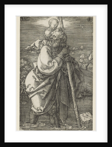 Saint Christopher facing to the Left, 1521 by Anonymous