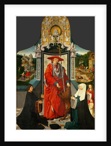 Saint Jerome and the lion (center panel), 1511 by Anonymous