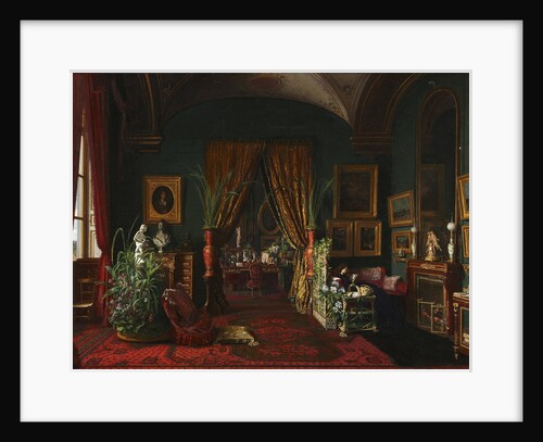 Salon of the Empress Eugénie at the Tuileries Palace, 1868 by Anonymous