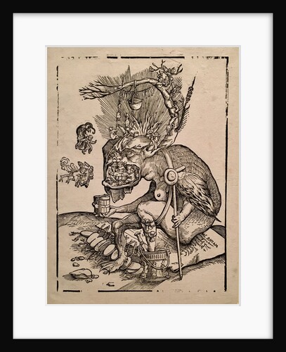 Satire on the sale of indulgences, before 1536 by Anonymous