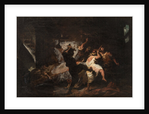 Scene from Don Quijote de la Mancha by M. de Cervantes, 1868-1870 by Anonymous