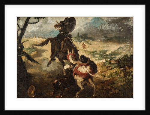 Scene from Don Quijote de la Mancha by M. de Cervantes, 1868-1870 by Anonymous
