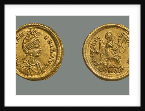 Solidus of Empress Aelia Pulcheria (399-453), 414-453 by Anonymous
