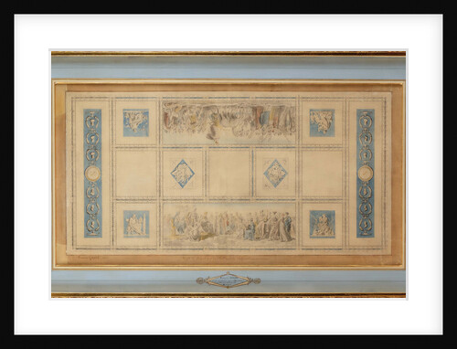 Study for the Painted ceiling of the library in the Conservatory, 1812 by Anonymous