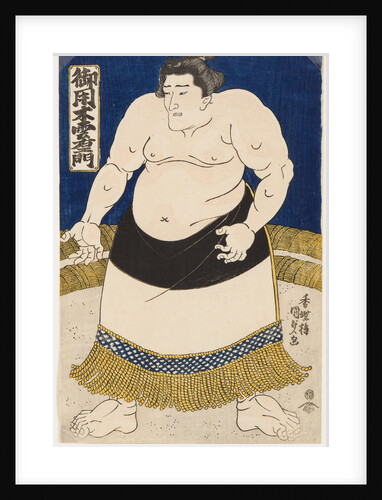 Sumo Wrestler Goyogi Kumoemon, 1840s by Anonymous