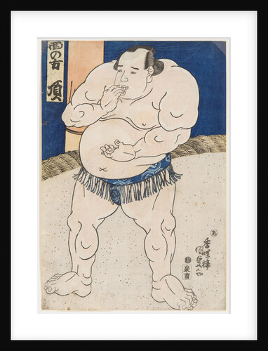 Sumo Wrestler Itadaki, 1843 by Anonymous