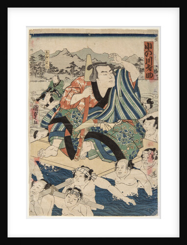 Sumo Wrestler Onogawa Saisuke, 1862 by Anonymous
