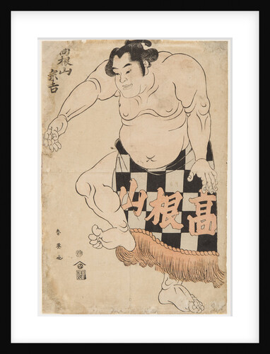 Sumo Wrestler Takenyama, 1790s by Anonymous