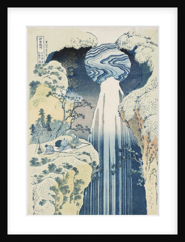 The Amida Waterfall in the Far Reaches of the Kisokaido Road by Anonymous