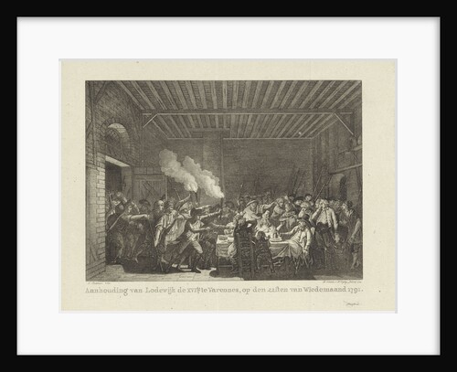 The arrest of Louis XVI and his family at Varennes, June 22, 1791, 1799 by Anonymous