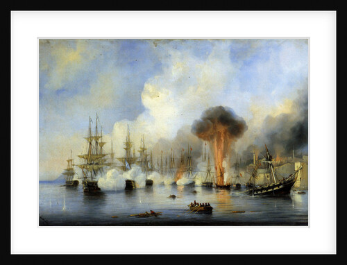 The Battle of Sinop on 30 November 1853, 1860 by Anonymous