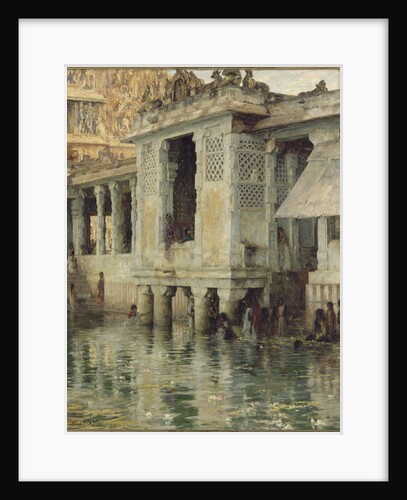 The Brahmin Bath, Madura, 1909 by Anonymous