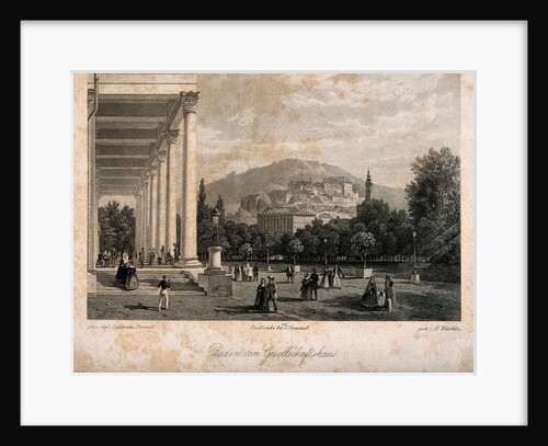 The Casino at the Kurhaus (The Conversationshaus) in Baden-Baden, ca 1855 by Anonymous
